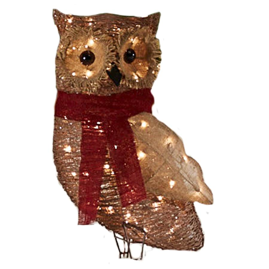 Christmas owl outdoor decor