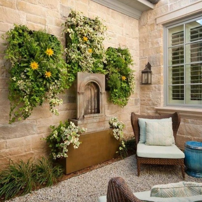 Outdoor house wall decor