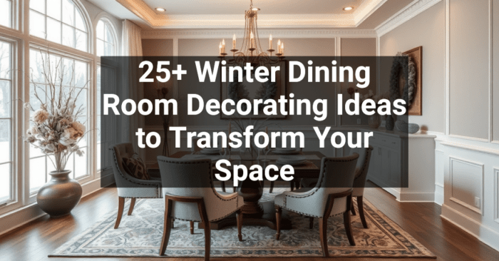 Dining room table decor ideas