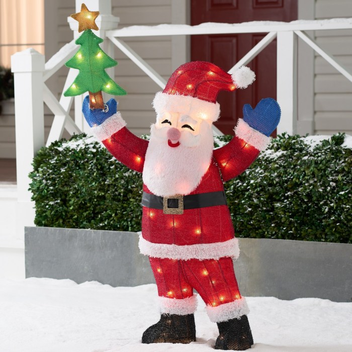 Santa claus outdoor decor