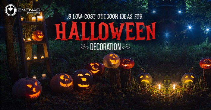 Cheap outdoor halloween decor