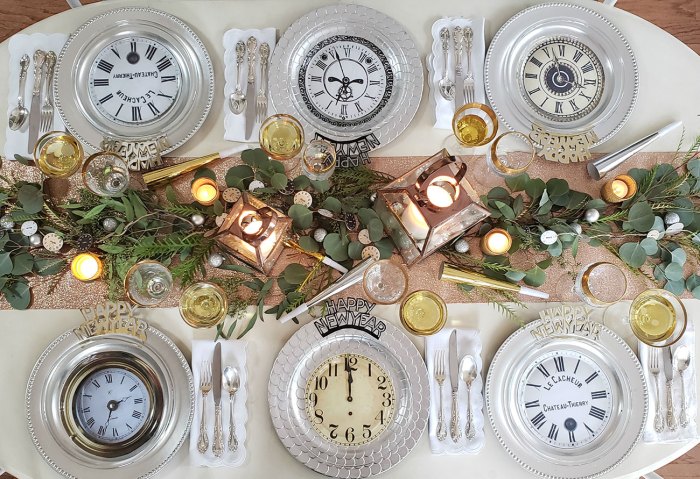 New year's eve table decor ideas