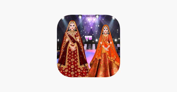 Indian wedding games dress up