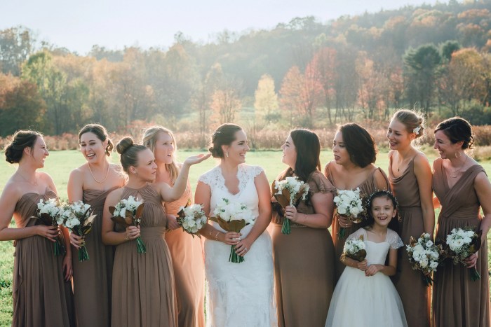 Light brown dress for wedding guest