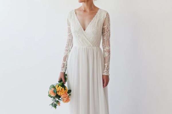 Dress wedding ivory