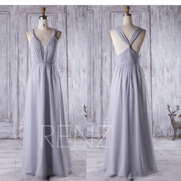 Light gray dress for wedding guest