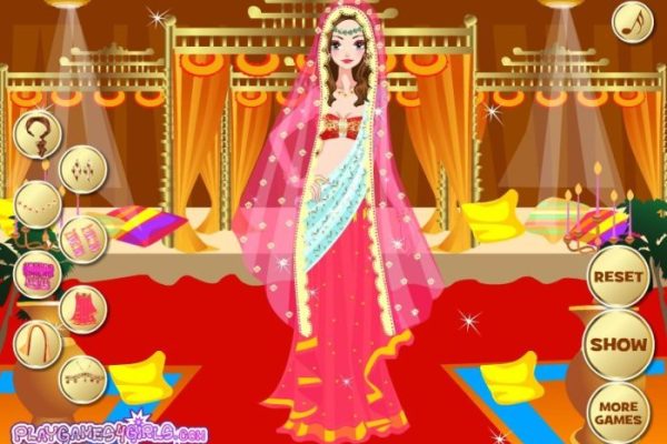 Indian wedding dress up games