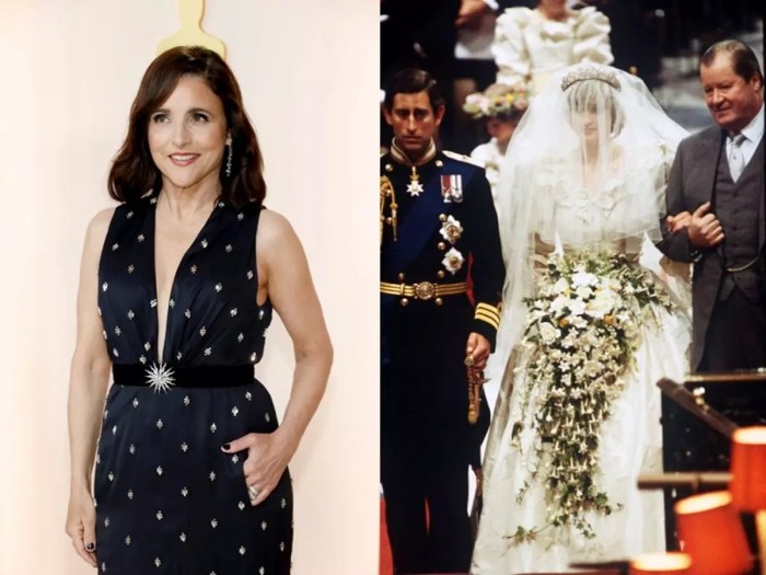 Julia louis-dreyfus wedding dress